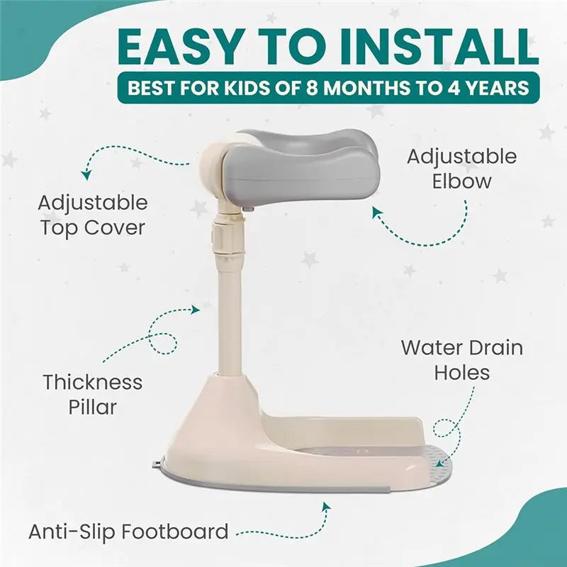 Foldable Adjustable Non-Slip Baby Bath Stand