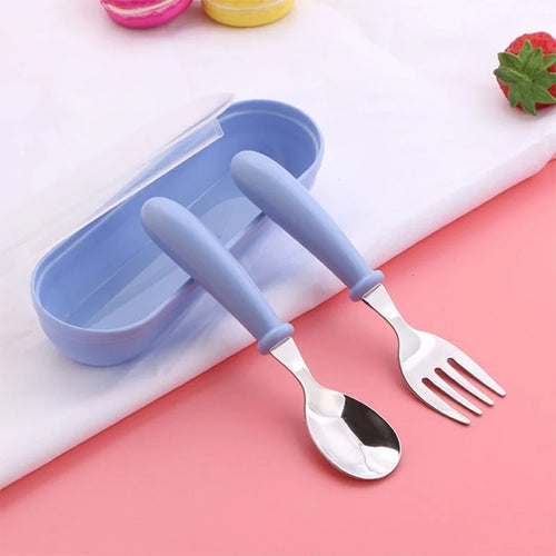 Stainless Steel Kids Feeding Cutlery Set